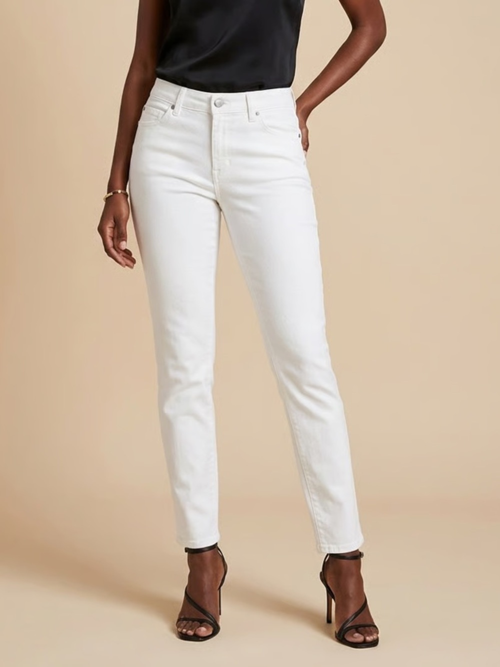 J. MCLAUGHLIN | White Skinny Jeans Sz 4
